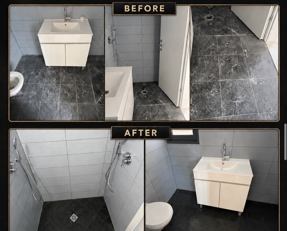 Full Bathroom Deep Clean & Floor Detailing
